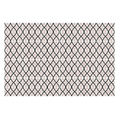 Öntapadós csempe matrica Összefonódó ovális formák