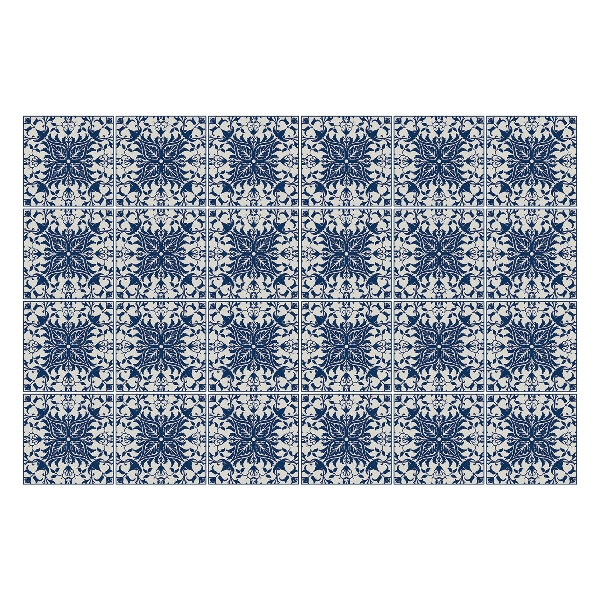 Öntapadós csempe matrica Elegánsan díszített csempe