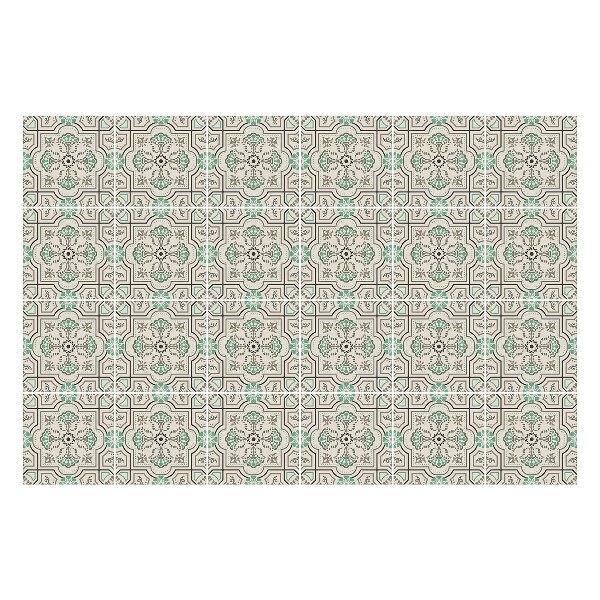 Csempe matrica Díszített csempe