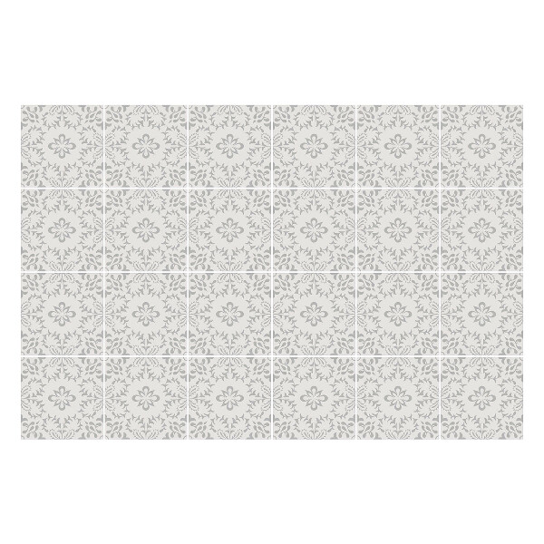 Csempe matrica Finom virágmotívumok