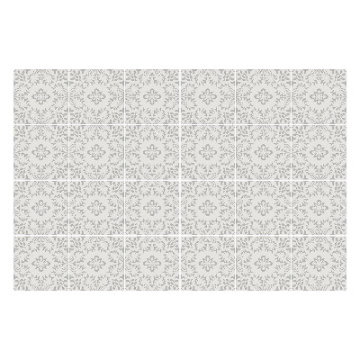 Csempe matrica Finom virágmotívumok