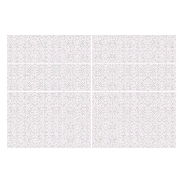 Öntapadós csempe matrica Finom virágmotívum