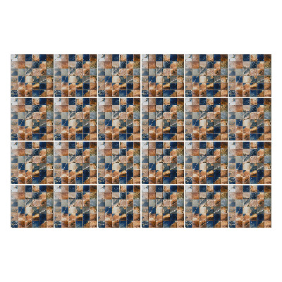 Csempe matrica Mázas csempék mozaikja