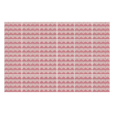 Öntapadós csempe matrica Minimalista ívek