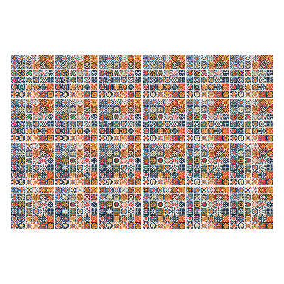 Öntapadós csempe matrica Színes mozaik csempe