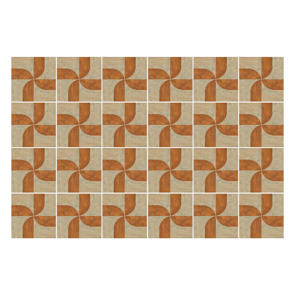 Öntapadós csempe matrica Geometria ívekkel