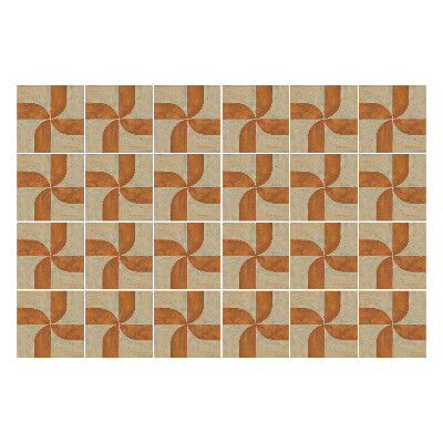 Öntapadós csempe matrica Geometria ívekkel