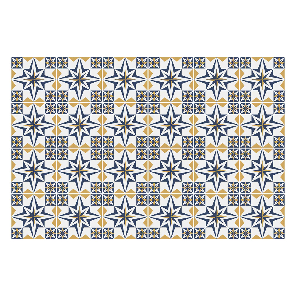 Csempe matrica Szimmetrikus csillagok és rombuszok