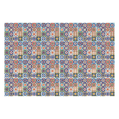 Csempe matrica Geometrikus virágmozaikok