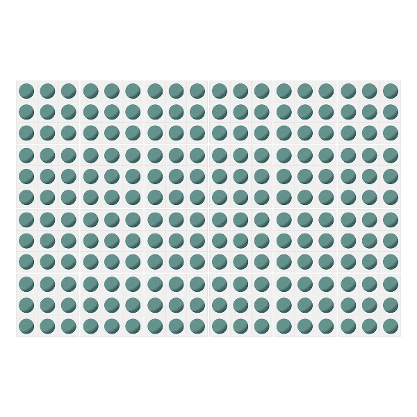 Csempe matrica Egyenletes körök