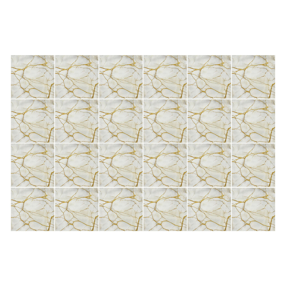 Öntapadós csempe matrica Elegáns márvány erekkel