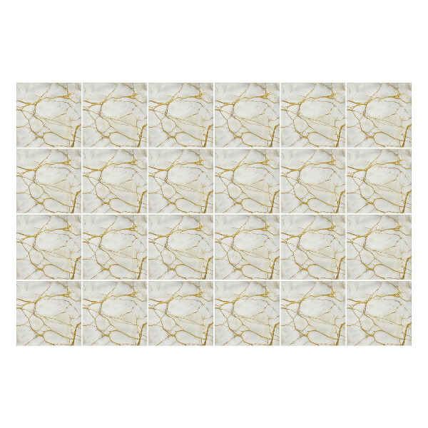 Öntapadós csempe matrica Elegáns márvány erekkel