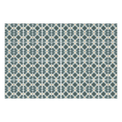 Csempe matrica Geometriai ábrák egy rácsban