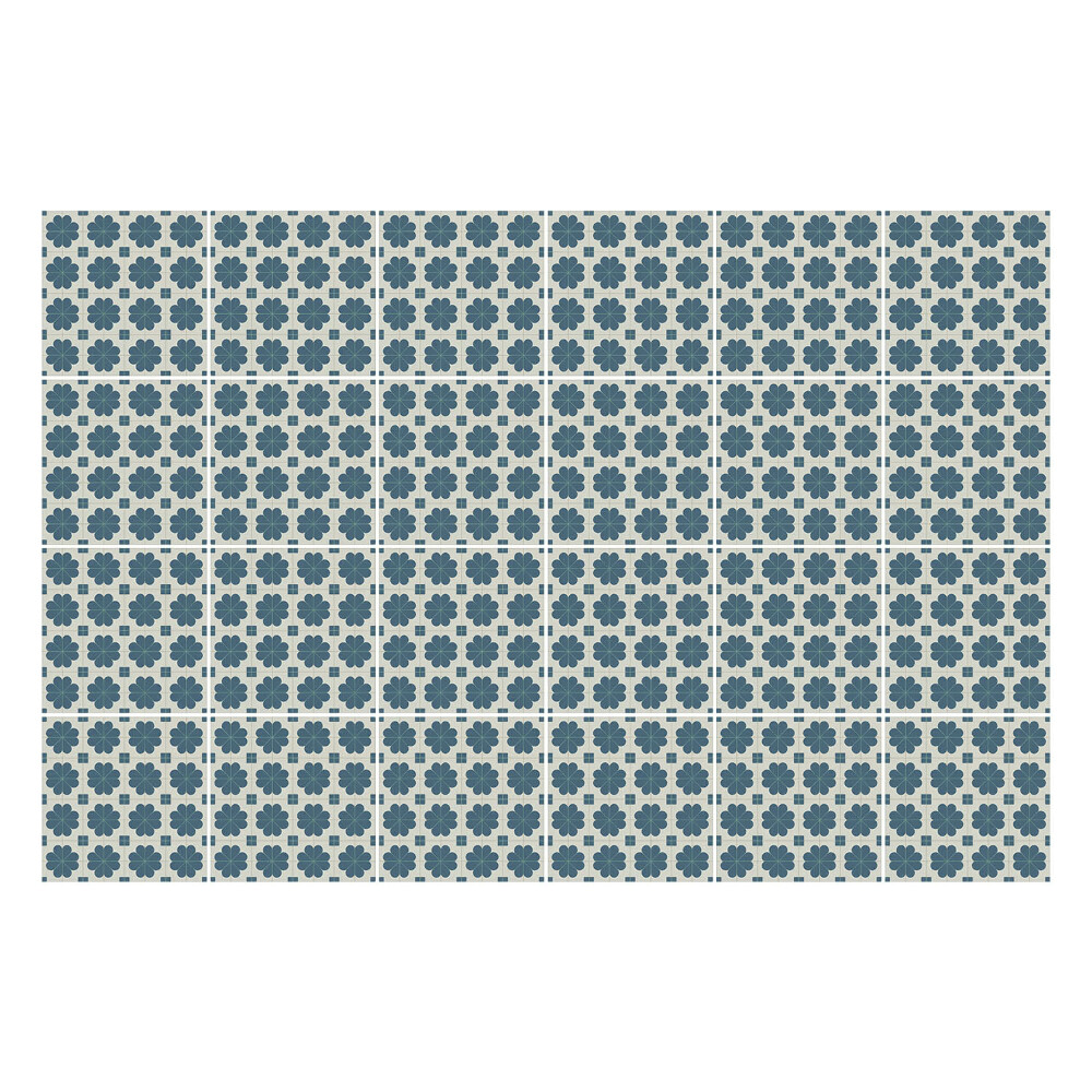 Öntapadós csempe matrica Virágmotívumok hálóban