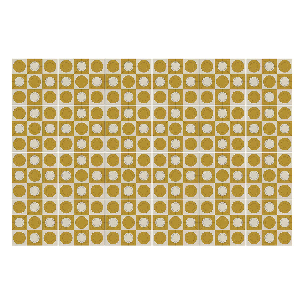 Csempe matrica Körök geometriája rácsban