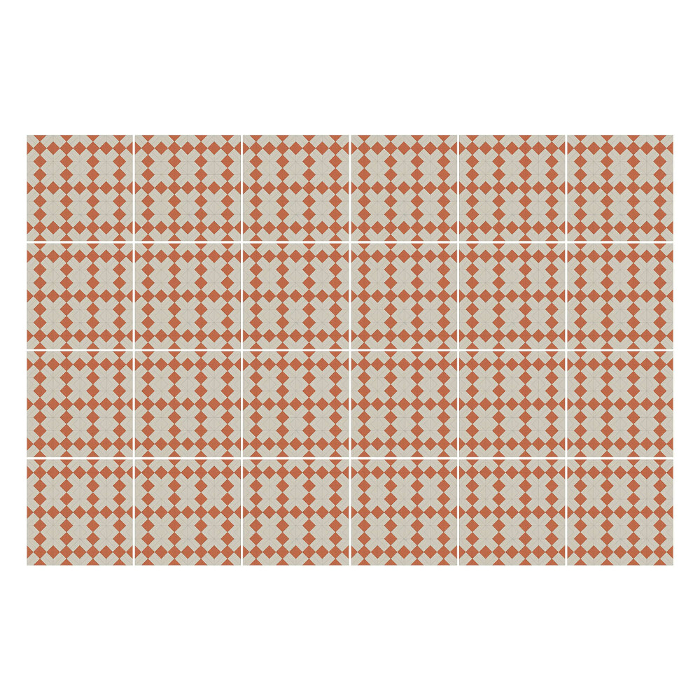 Csempe matrica Geometriai rombuszok egy rácsban