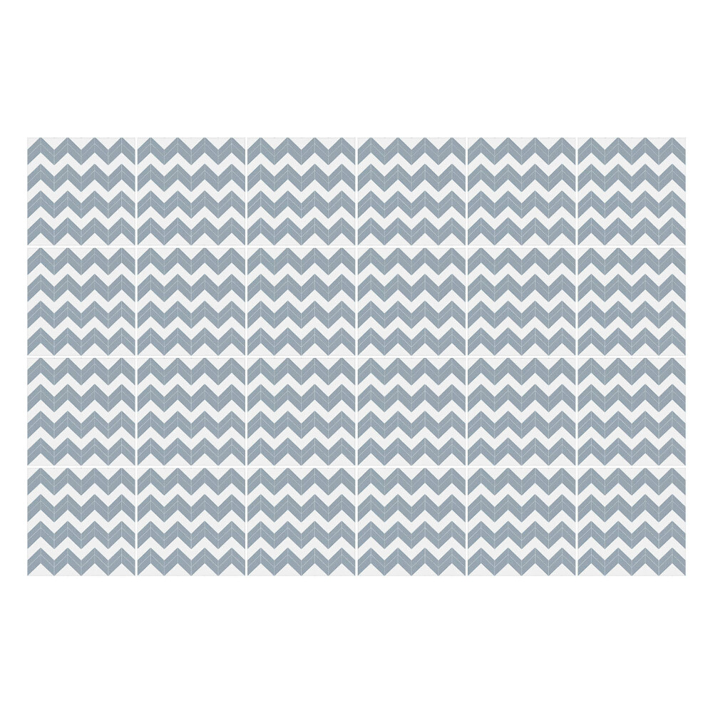 Öntapadós csempe matrica Vízszintes cikcakk