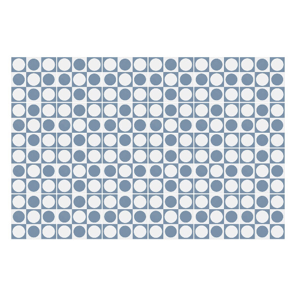 Csempe matrica Kockás körök