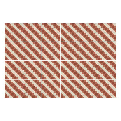 Öntapadós csempe matrica Hullámok átlós mintában