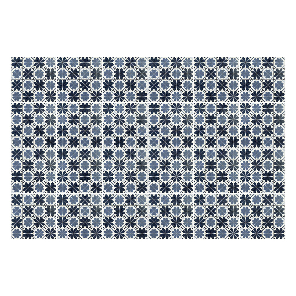 Csempe matrica Apró virágok mozaikban