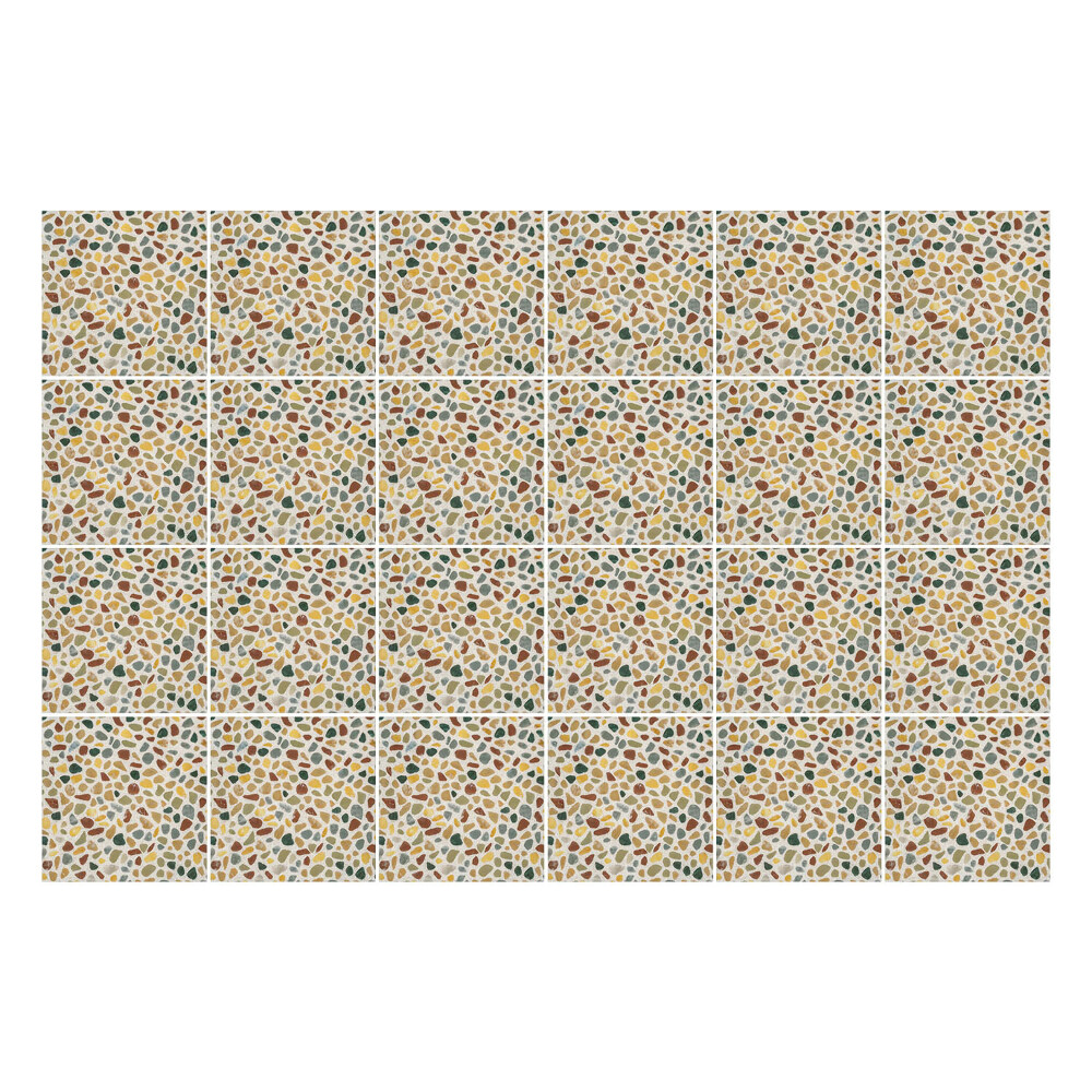 Öntapadós csempe matrica Zúzott színes kövek