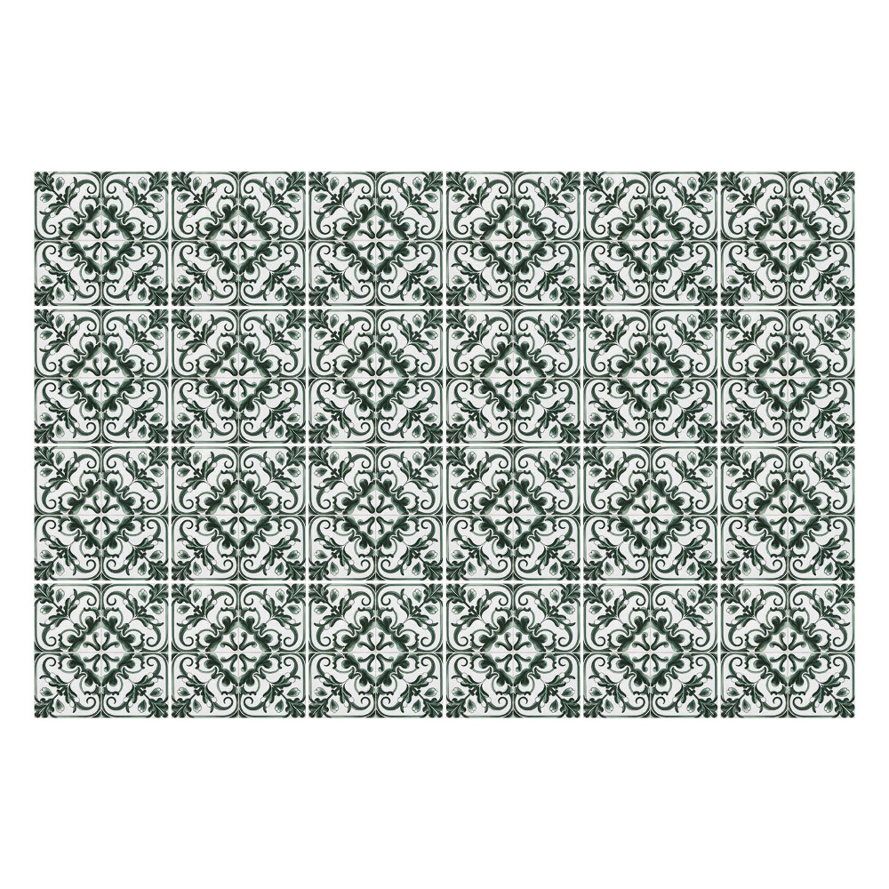 Csempe matrica Növényi motívumok csempékben