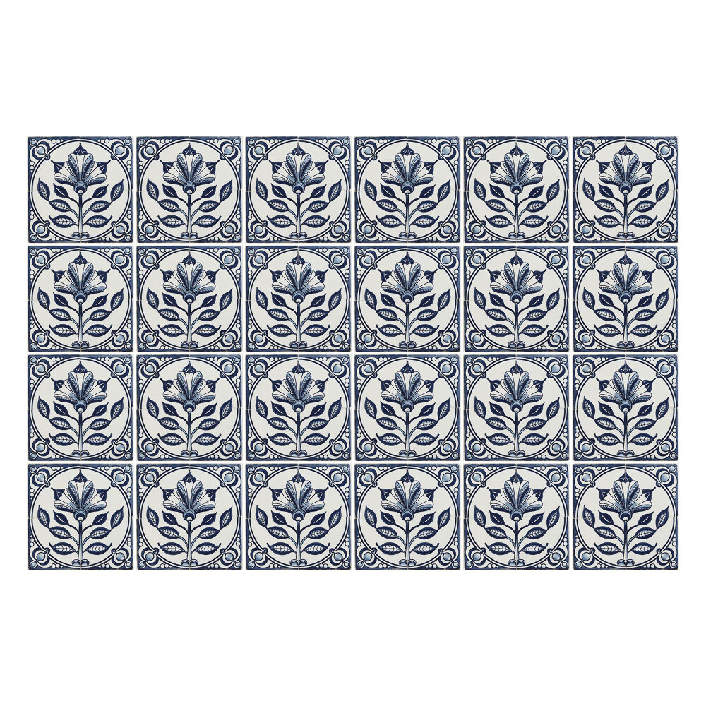 Csempe matrica Virág csempe