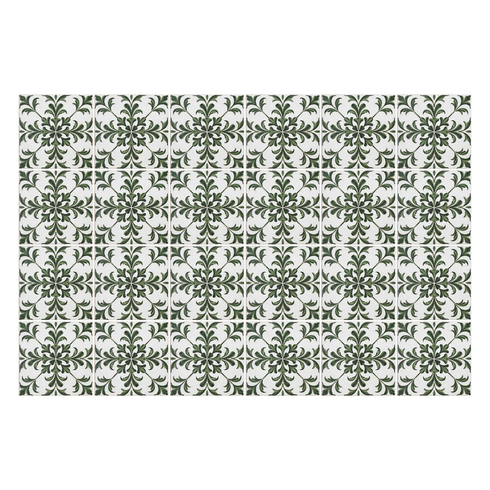 Csempe matrica Virág díszek