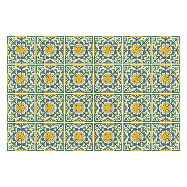 Öntapadós csempe matrica Egzotikus csempe