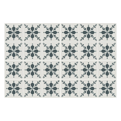 Öntapadós csempe matrica Egyszerű elrendezési motívumok