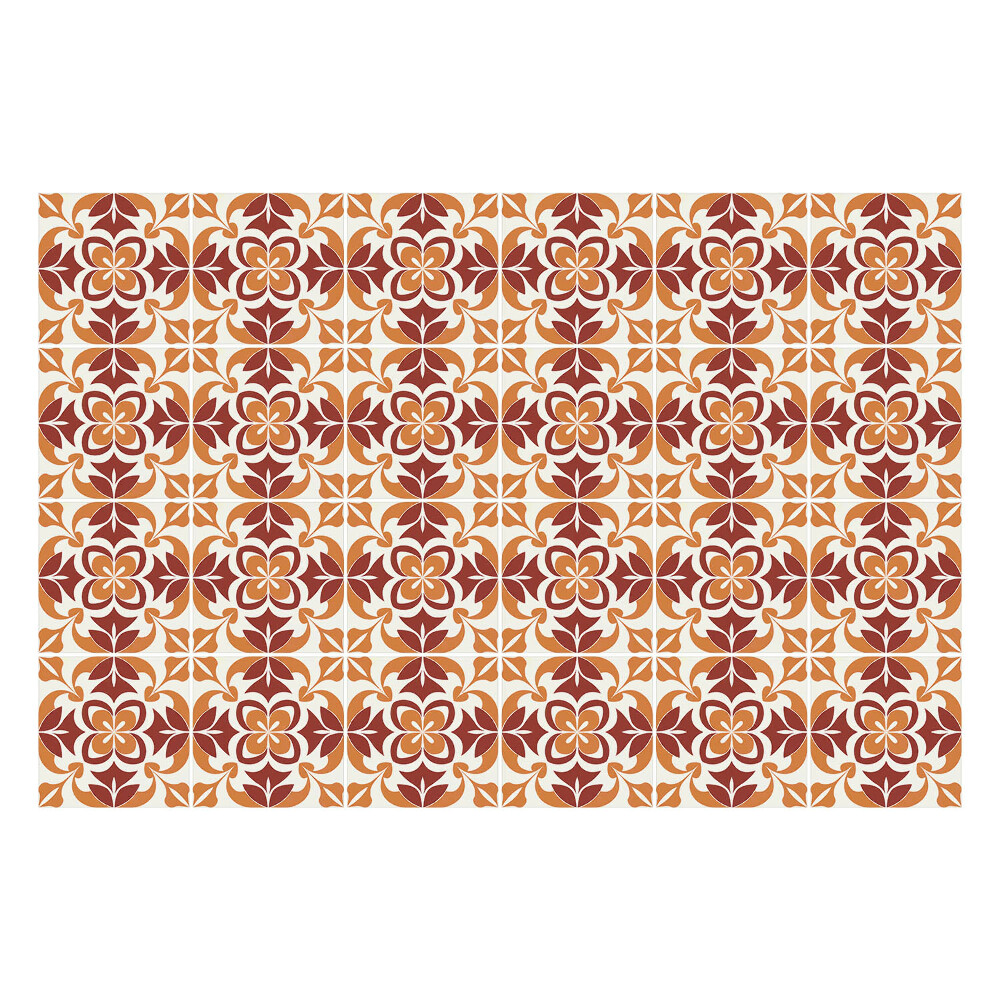 Csempe matrica A virágművészet által ihletett minta