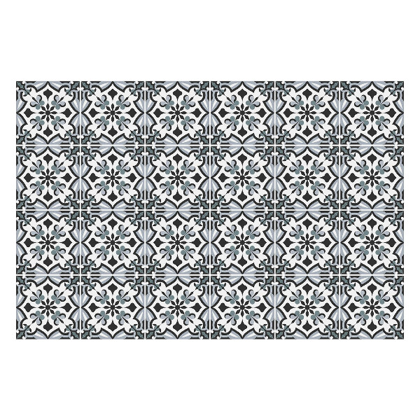 Öntapadós csempe matrica Elegánsan díszített csempe