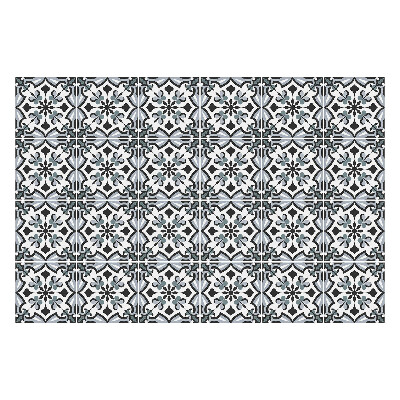 Öntapadós csempe matrica Elegánsan díszített csempe