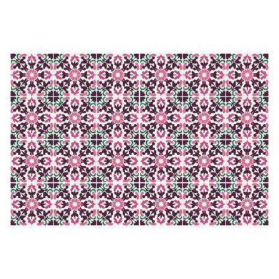 Öntapadós csempe matrica Élénk színű minták