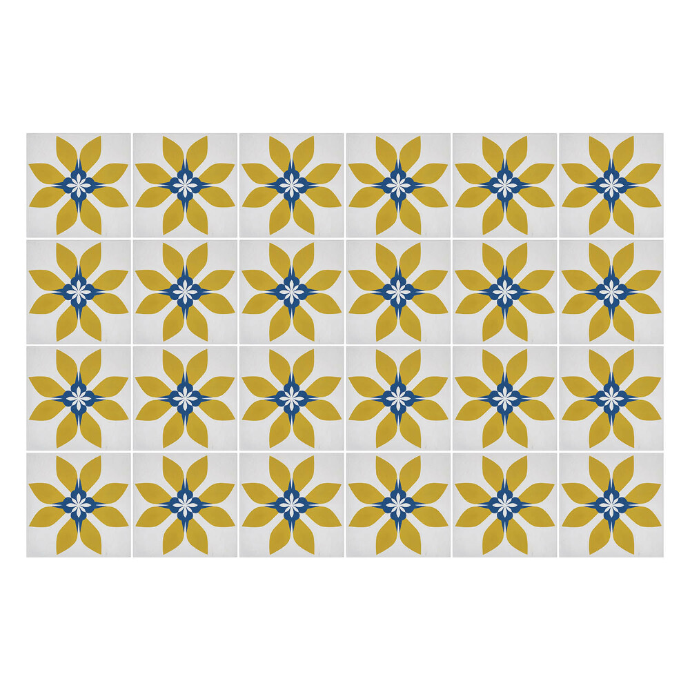 Csempe matrica Minimalista virágok