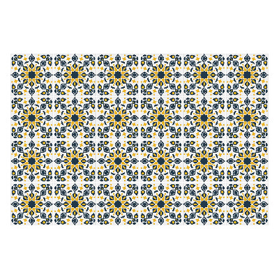 Öntapadós csempe matrica Növényi motívumok az elrendezésben