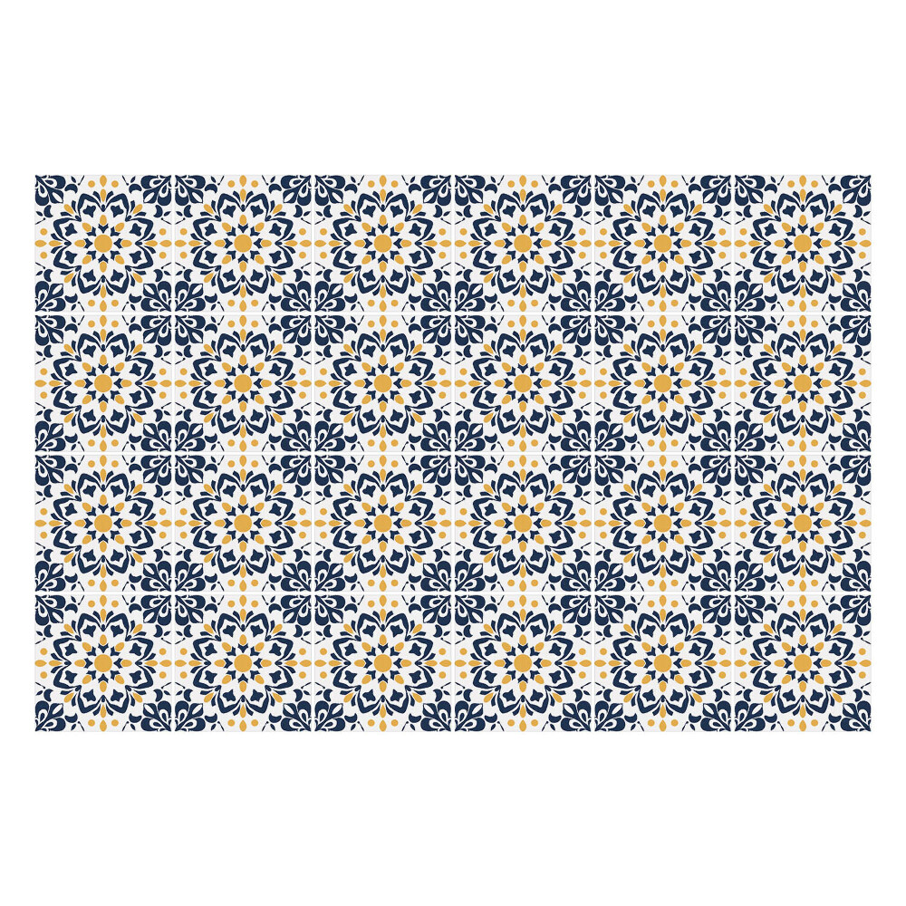 Csempe matrica Gyönyörűen díszített csempe