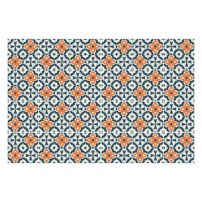 Öntapadós csempe matrica Virágmintás