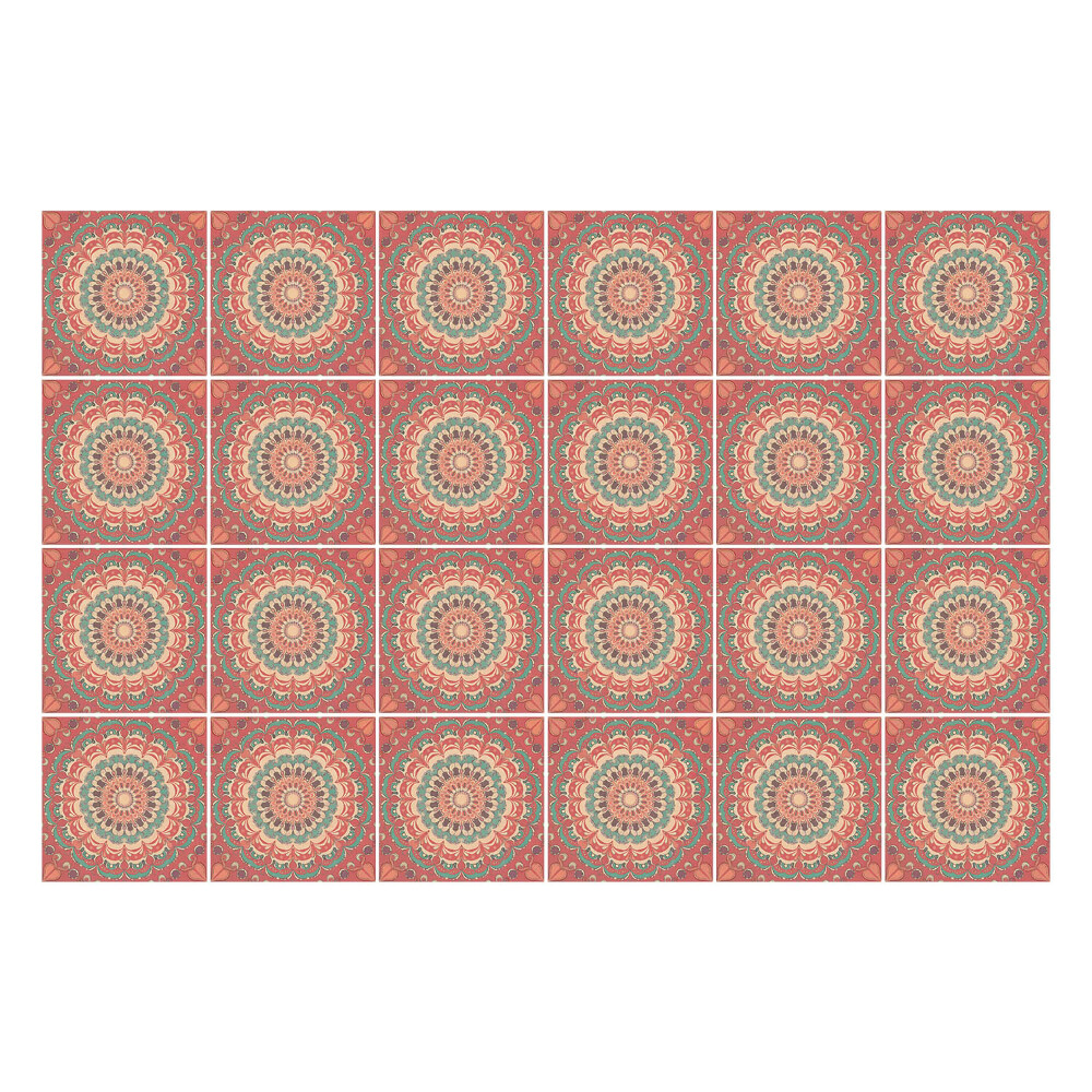 Csempe matrica Pasztell mandalák