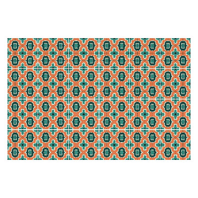 Öntapadós csempe matrica Vintage retro minta