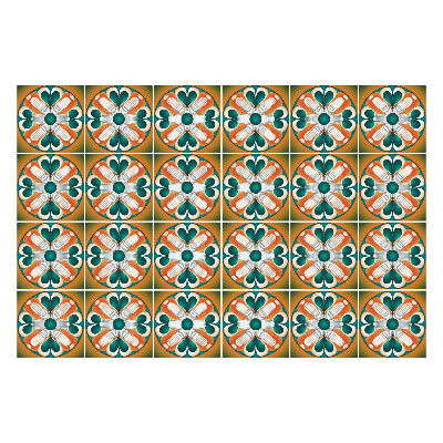 Csempe matrica Színes csempe minta