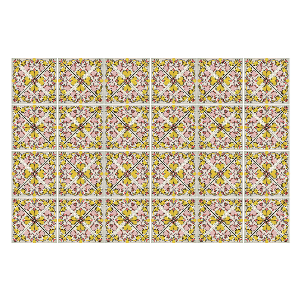 Öntapadós csempe matrica Pasztell csempe