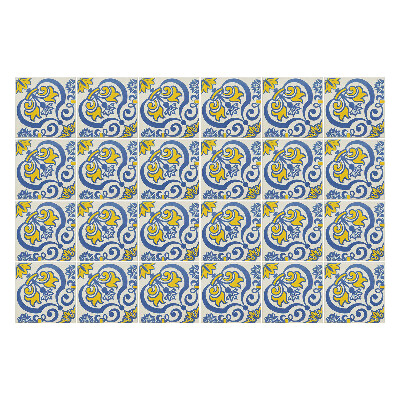 Csempe matrica Régi díszített csempe