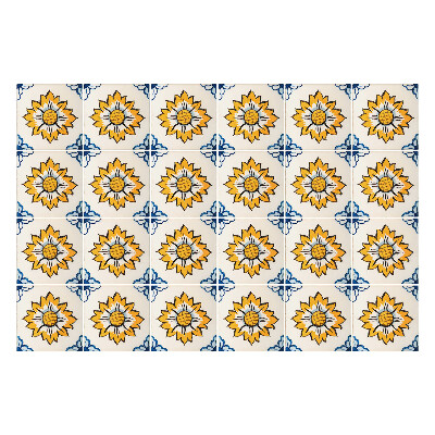 Csempe matrica Retro napraforgó