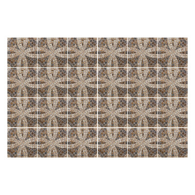 Öntapadós csempe matrica Kis kőmozaik