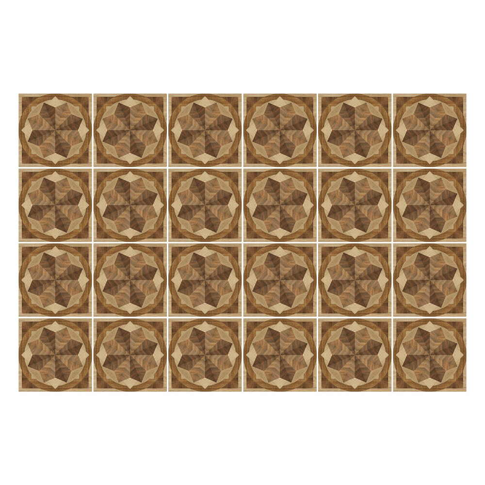 Csempe matrica Fából készült csillagok