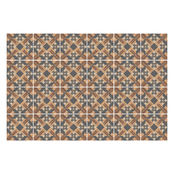 Csempe matrica Fa motívumok szimmetriában