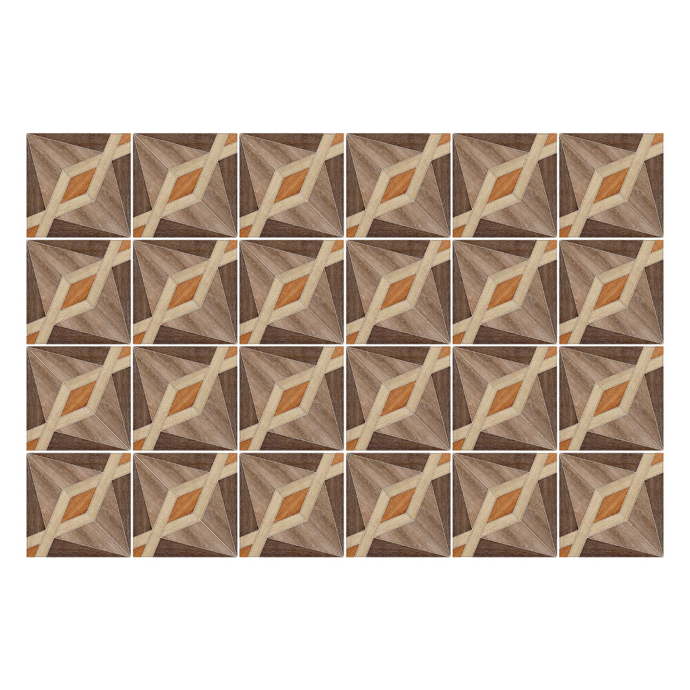 Öntapadós csempe matrica A fa formák geometriája