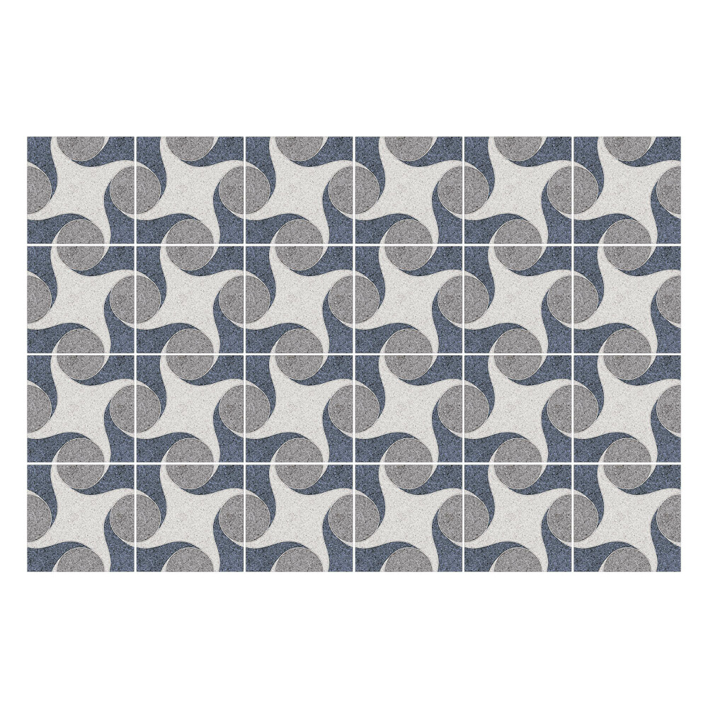 Öntapadós csempe matrica Hullámos formák