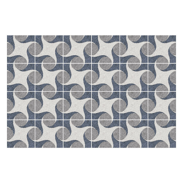 Öntapadós csempe matrica Hullámos formák